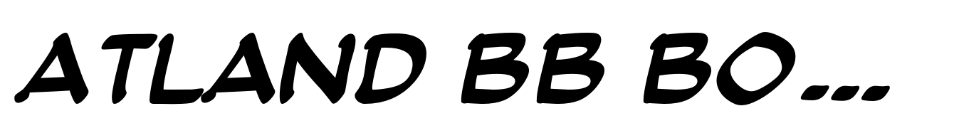 Atland BB Bold Italic